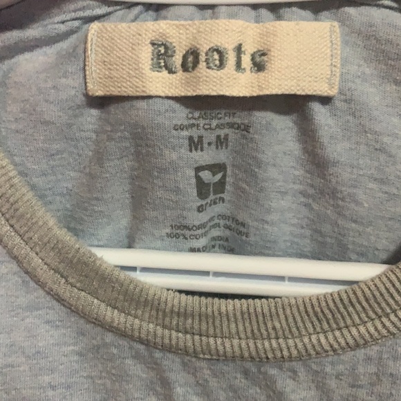 Light blue roots t shirt. Size medium - Picture 3 of 3